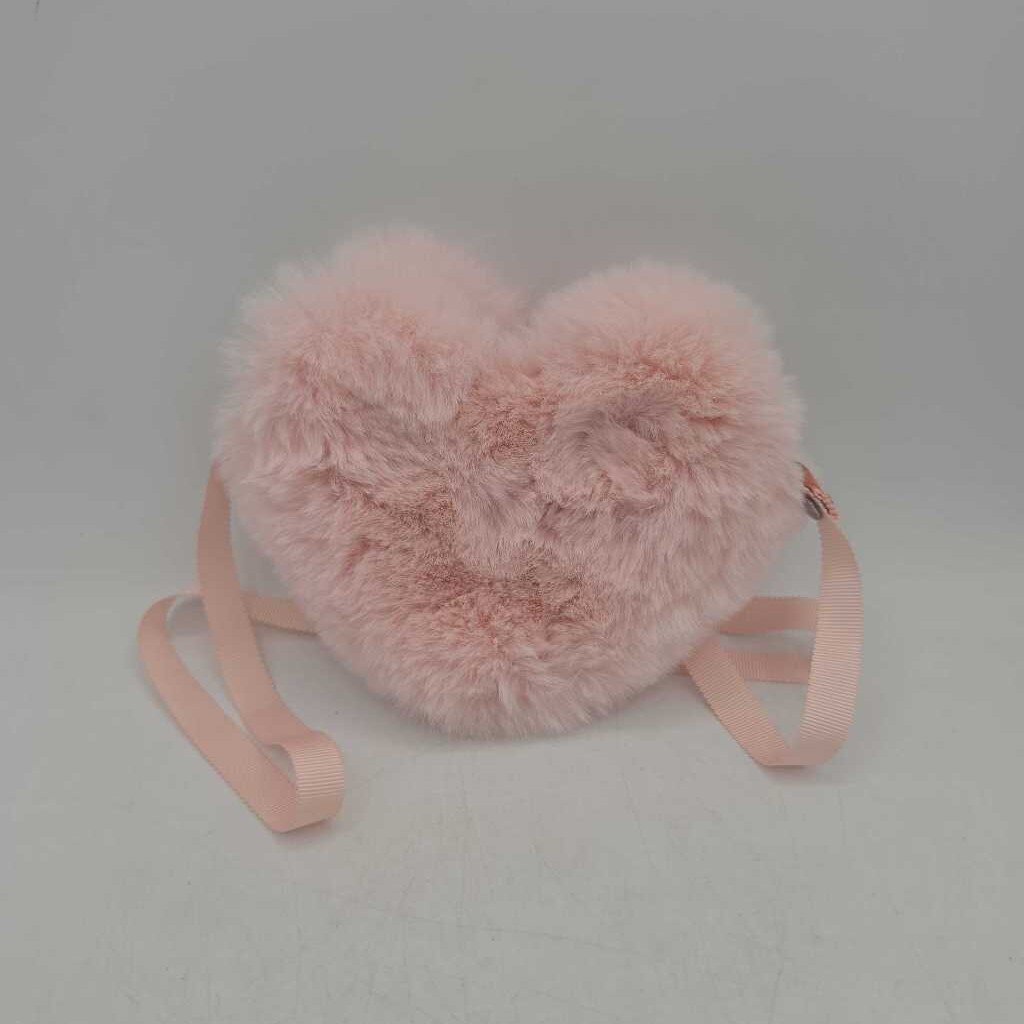 Fuzzy Heart Purse