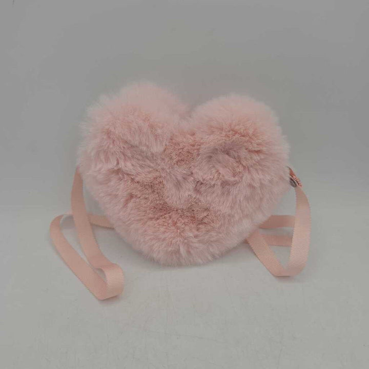Fuzzy Heart Purse