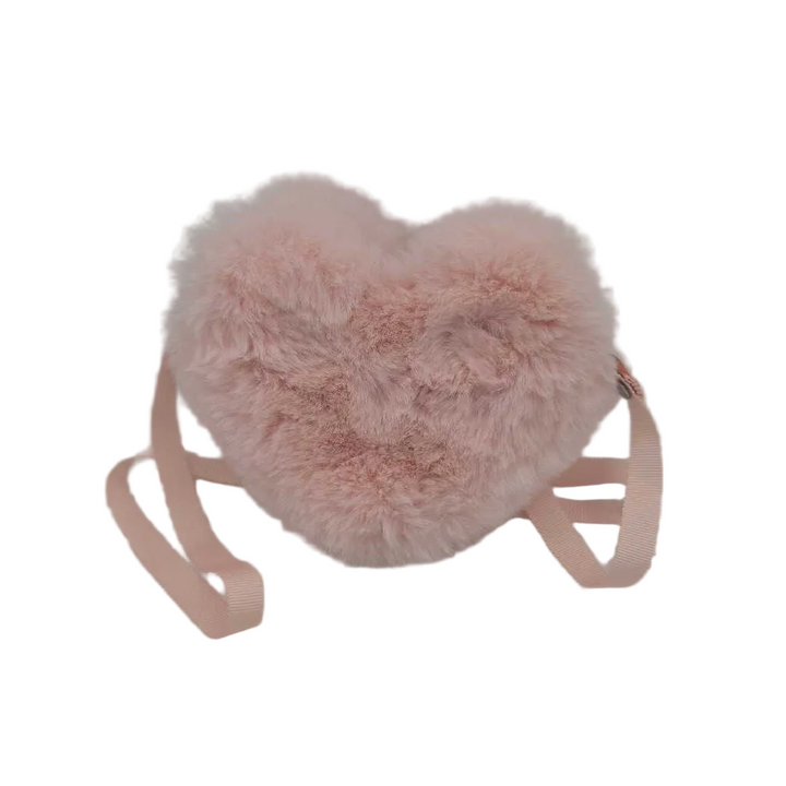 Fuzzy Heart Purse
