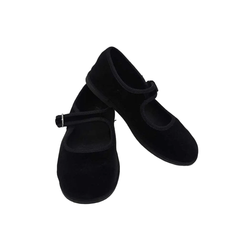 Velvet Mary Jane Shoes