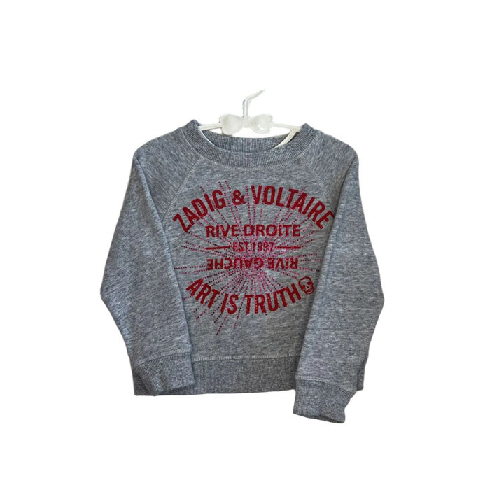Sweater w/Lettering and Glitter
