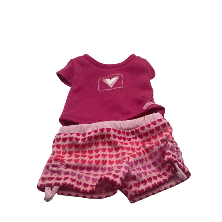 Doll Shirt & Shorts - Hearts