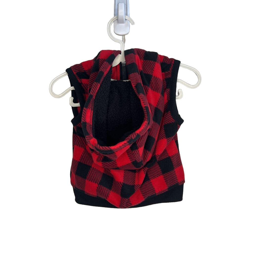 Plaid, Fleece Lined Vest