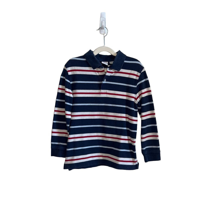 LS Pullover Button Collared Polo