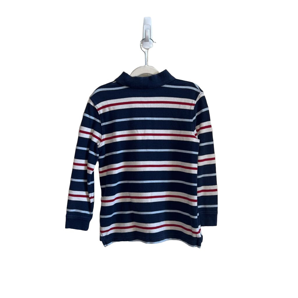 LS Pullover Button Collared Polo