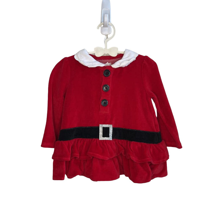 Velour Dress - Christmas Santa