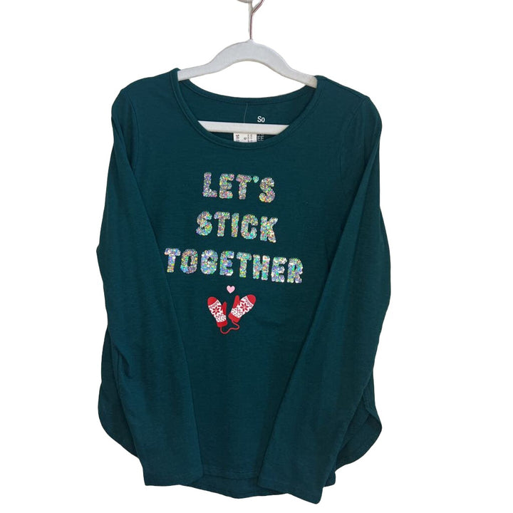 LS Top, Sequins - Let's Stick Together