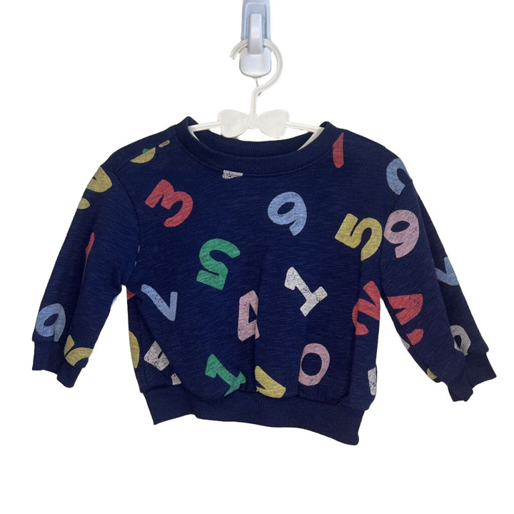 LS Sweatshirt (numbers motif)