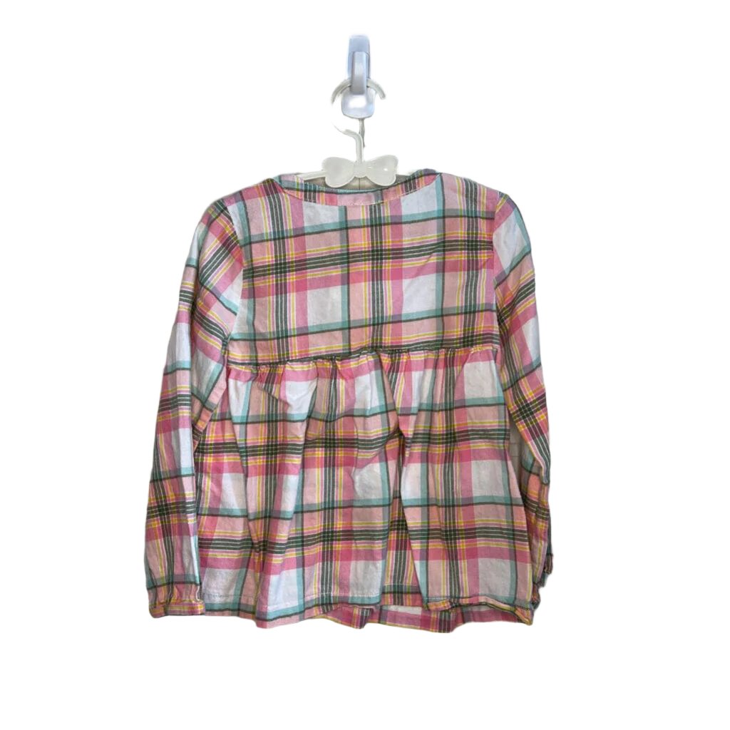 Plaid LS Top