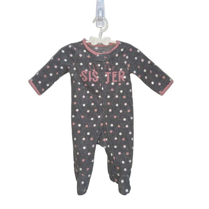 Footed Onesie PJ - Little Sister