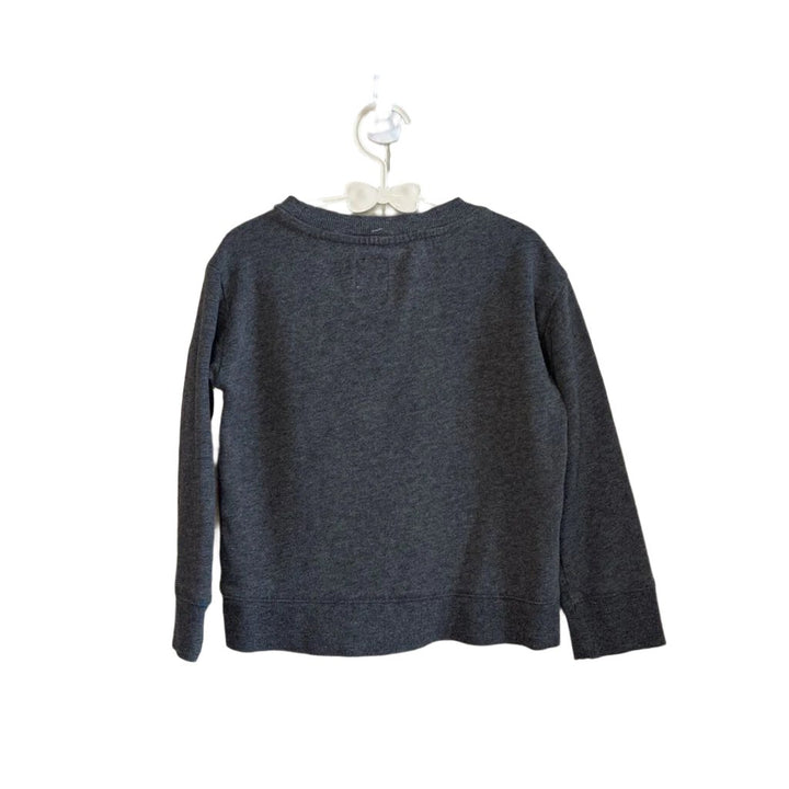 Plaid Front Sweatshirt