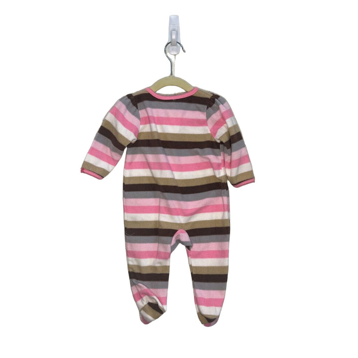 Fleece Footed Onesie - Little Sister