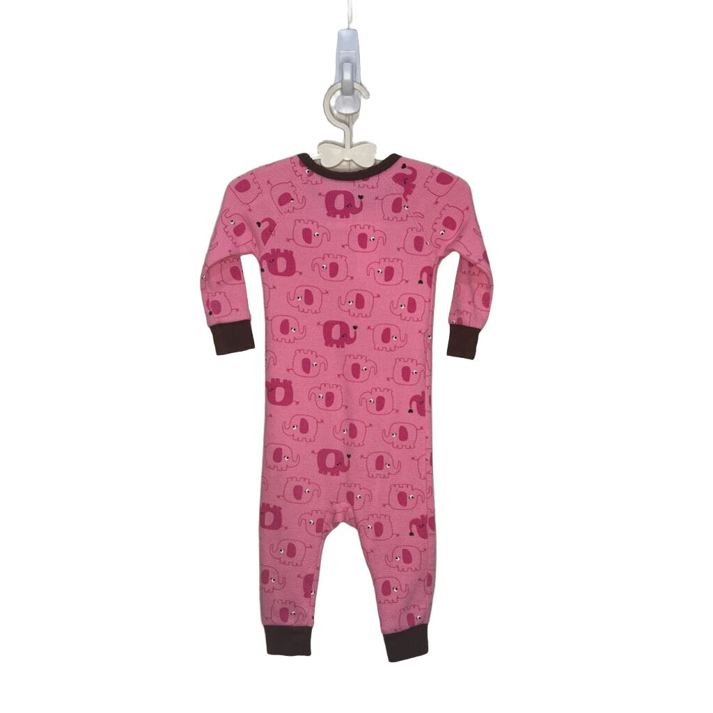 Thermal Footed Onesie - Elephants