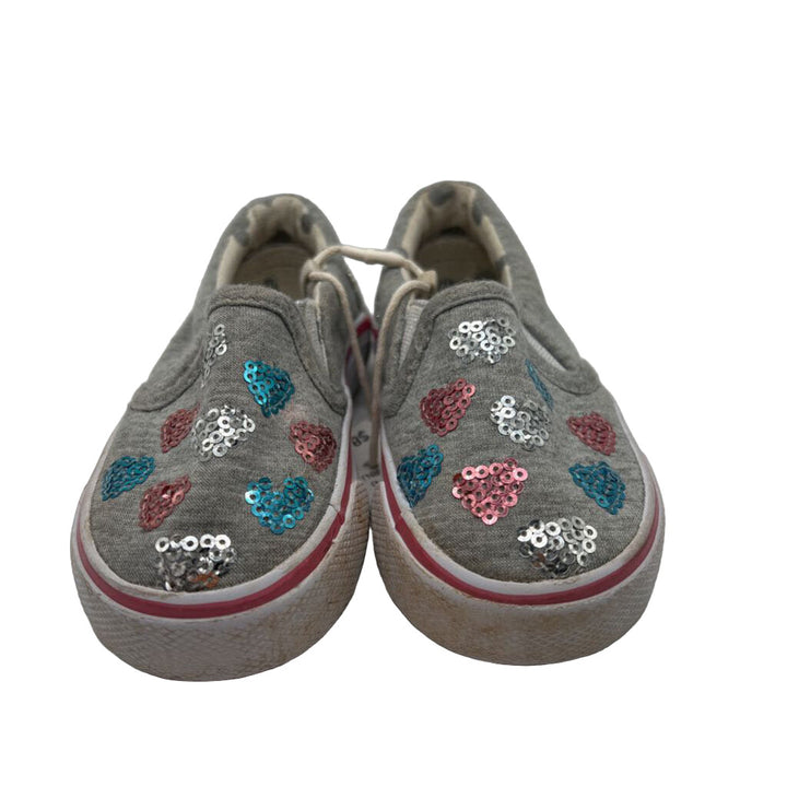 Slip-On Cloth Sneakers - Sequins