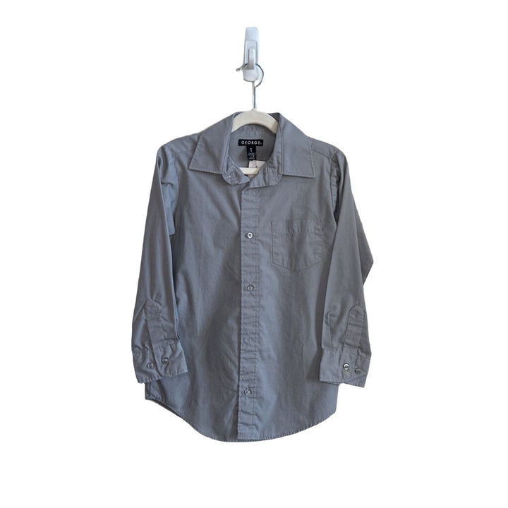 LS Button-up Collared Shirt / Breast Pocket