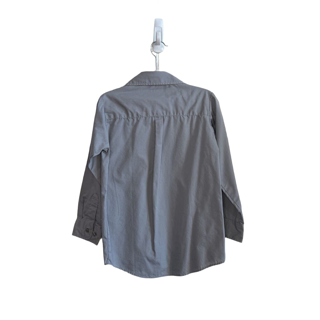 LS Button-up Collared Shirt / Breast Pocket