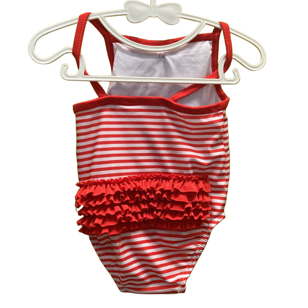 One Pc Bathing Suit / Minnie Mouse / Striped
