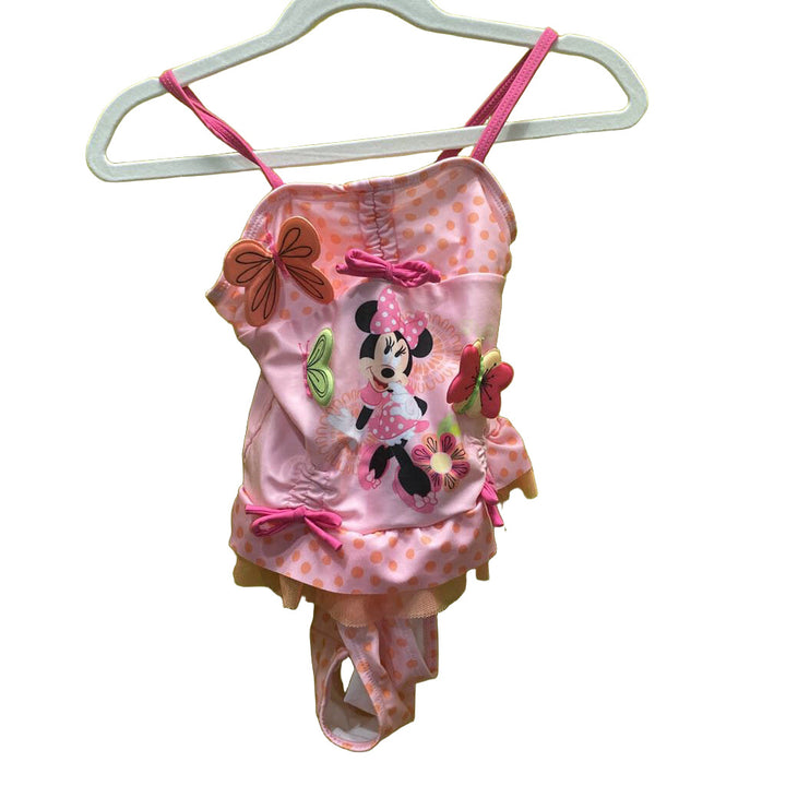 Two Pc Bathing Suit / Minnie / Tulle Fringe