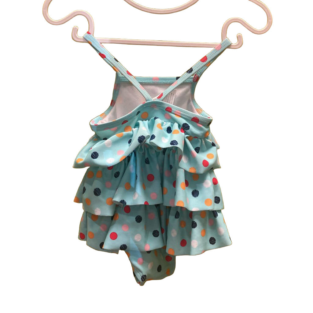 One Pc Bathing Suit / Polka Dot / Ruffles