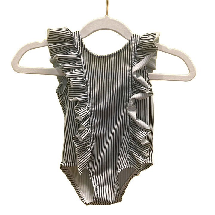 1PC Bathing Suit - Striped