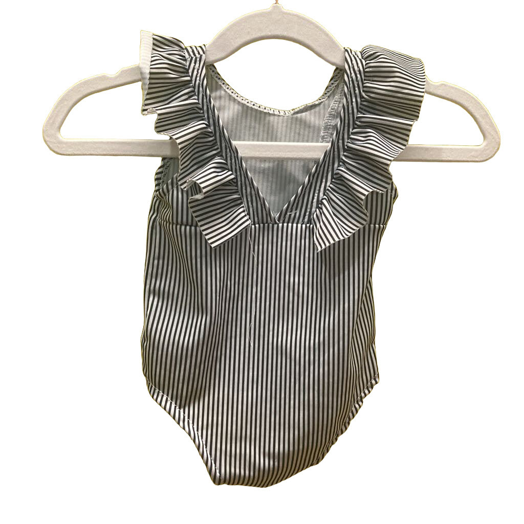 1PC Bathing Suit - Striped