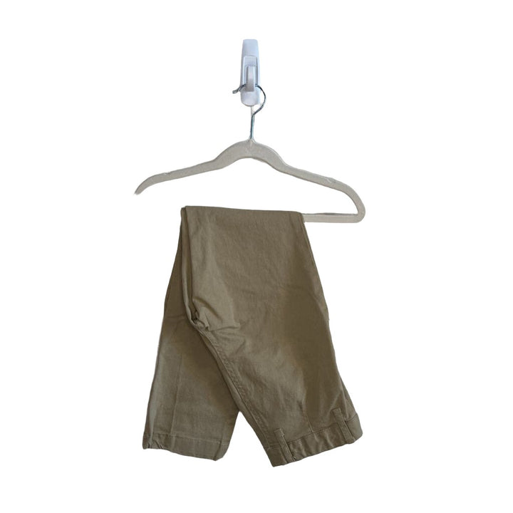 Adjustable Waist Skinny Khaki Pants