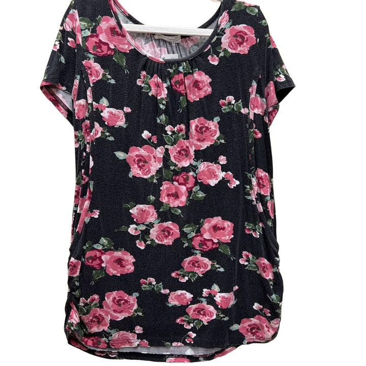 SS Maternity Shirt / Flowers