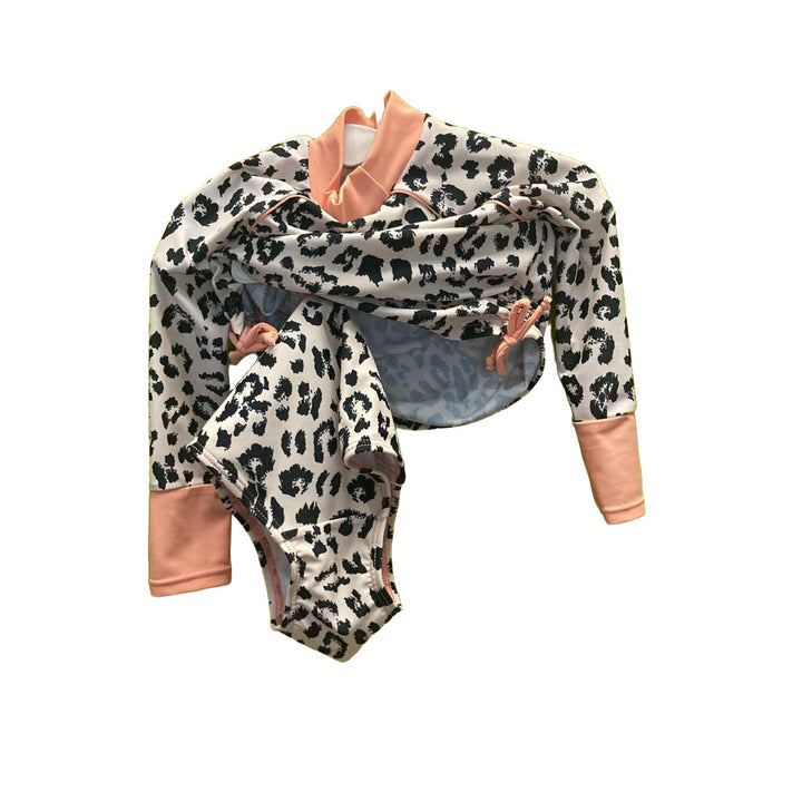 LS 2 Pc Leopard Bathing Suit