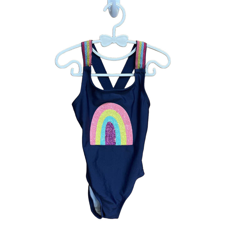 One Pc Bathing Suit / Sequin Rainbow