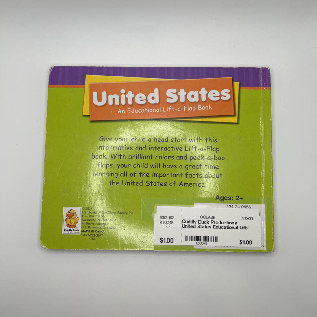 United States Educational Lift-A-Flap Book