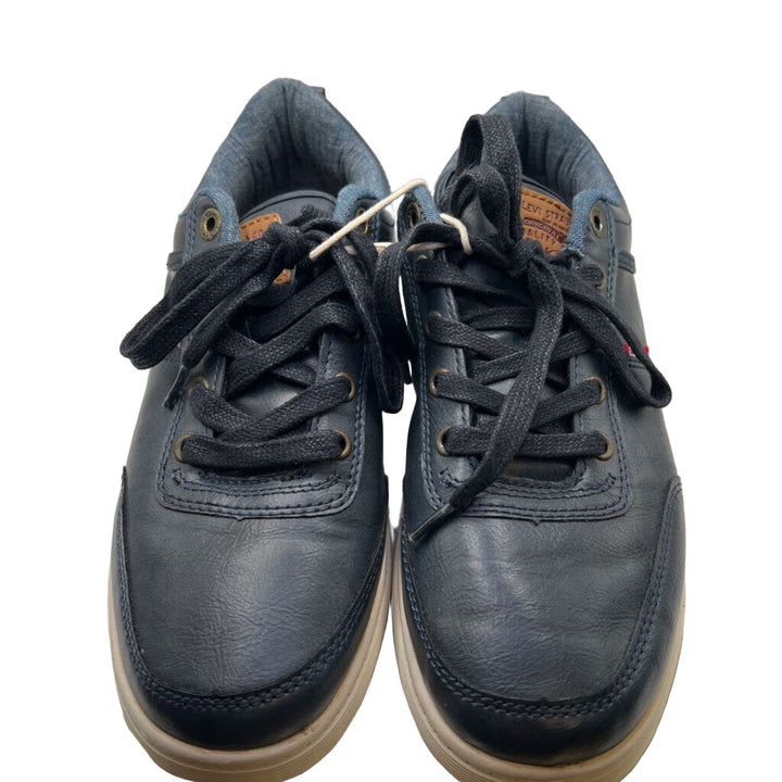 Lace Up Leather Tennis Shoes