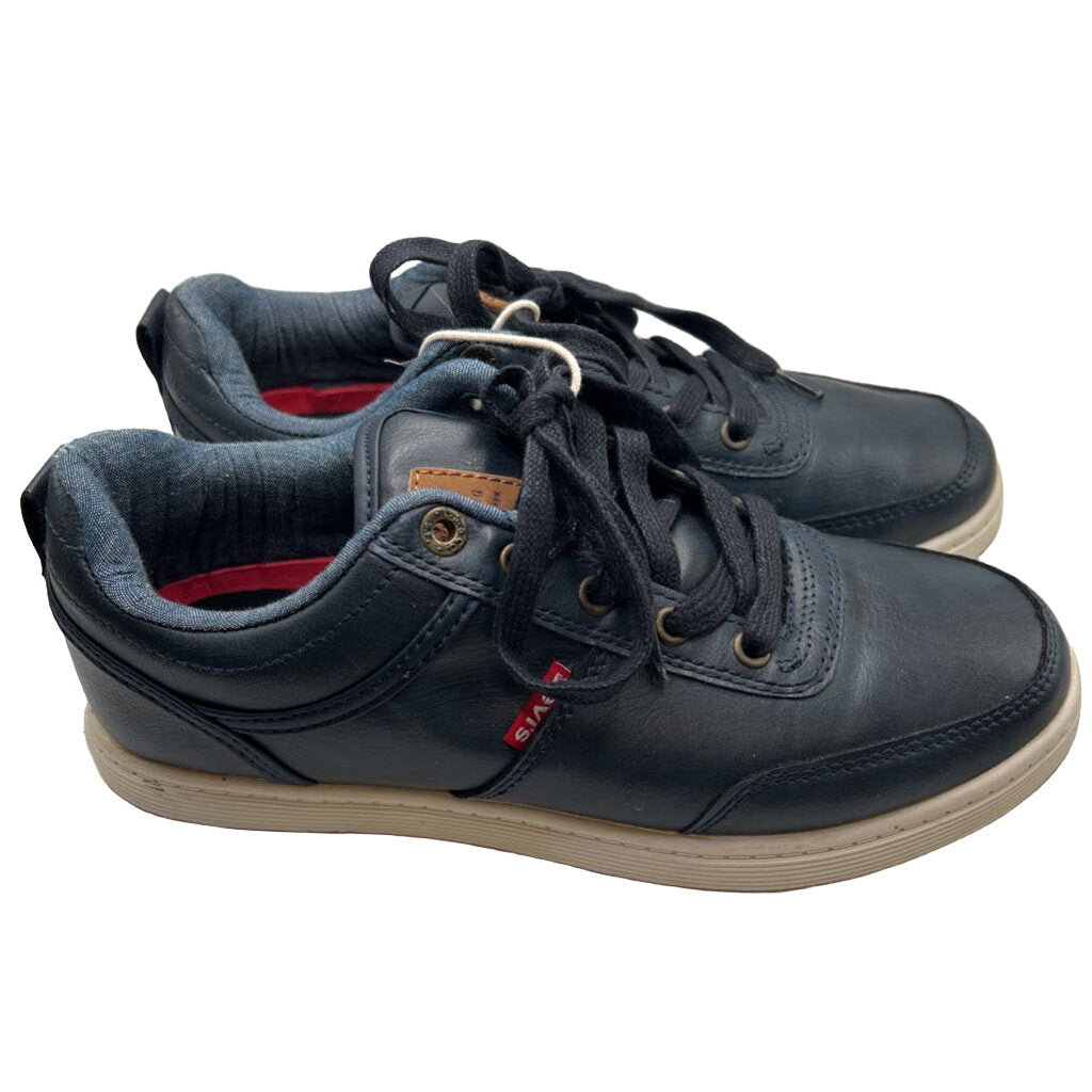 Lace Up Leather Tennis Shoes