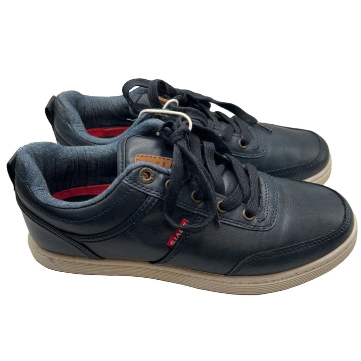 Lace Up Leather Tennis Shoes