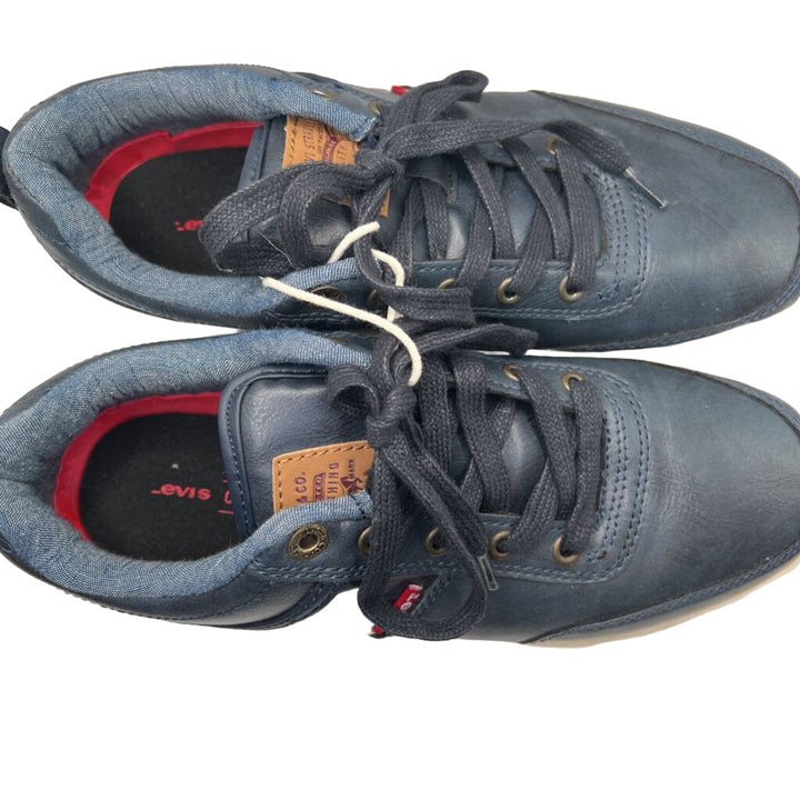 Lace Up Leather Tennis Shoes