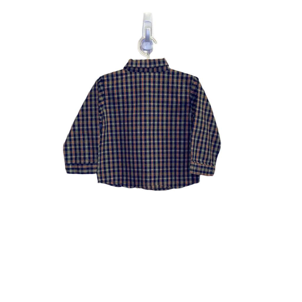LS Button Down Plaid Shirt