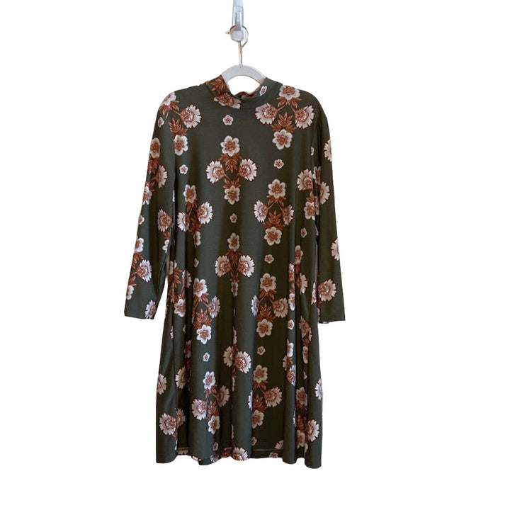 LS Floral Dress