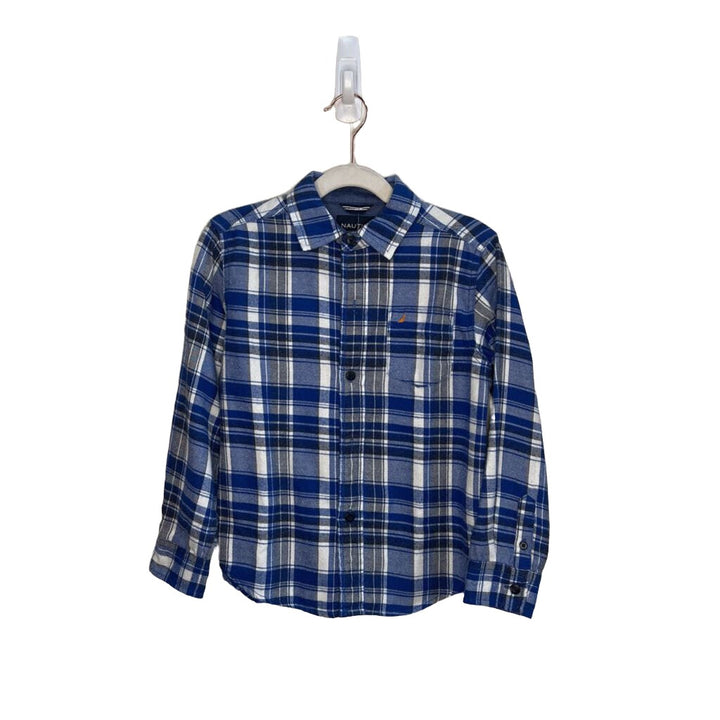 LS Collared Flannel Button Up / Checkered