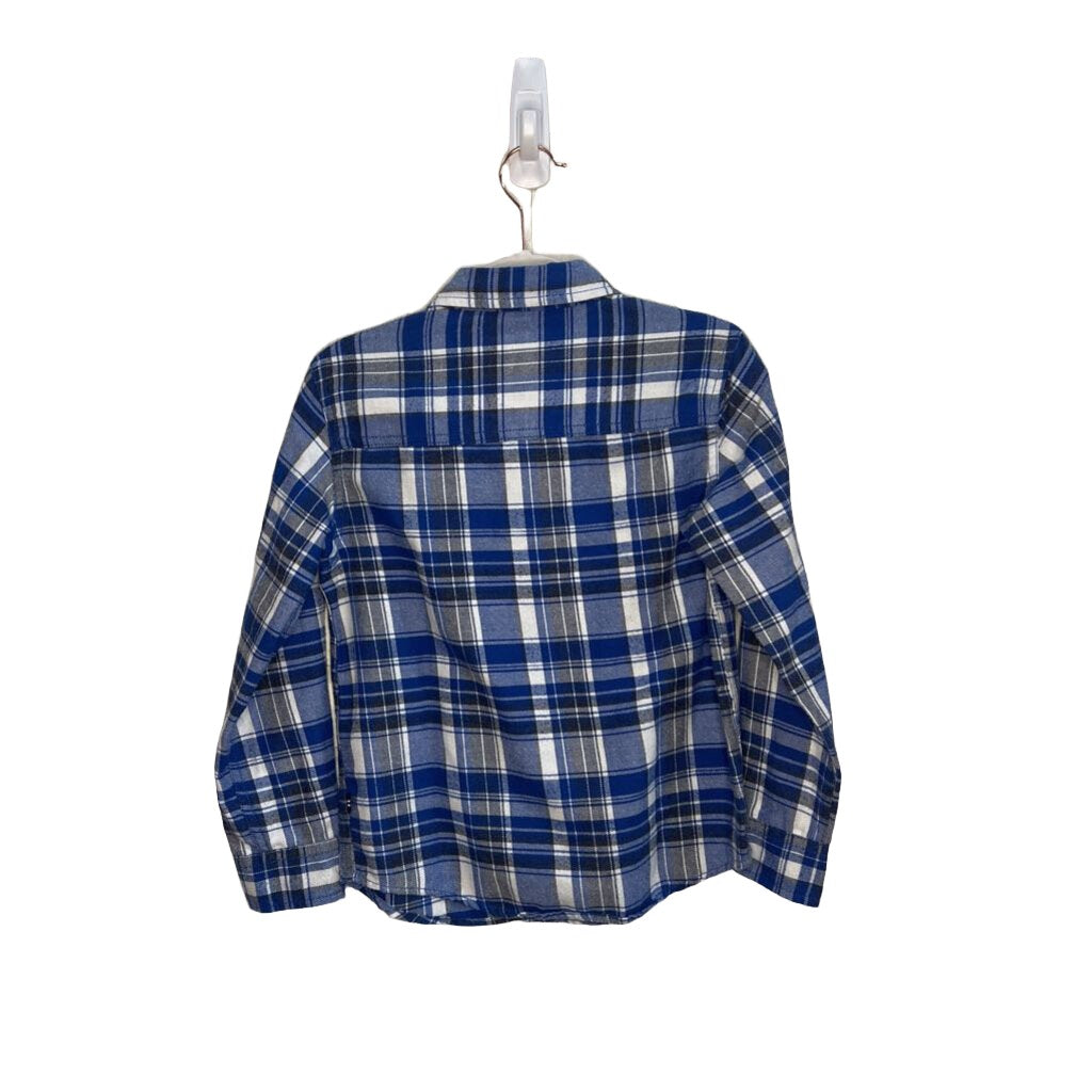 LS Collared Flannel Button Up / Checkered