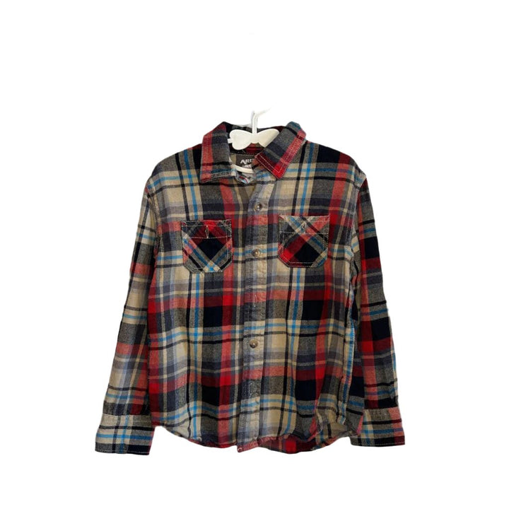 LS Button Up Flannel Shirt