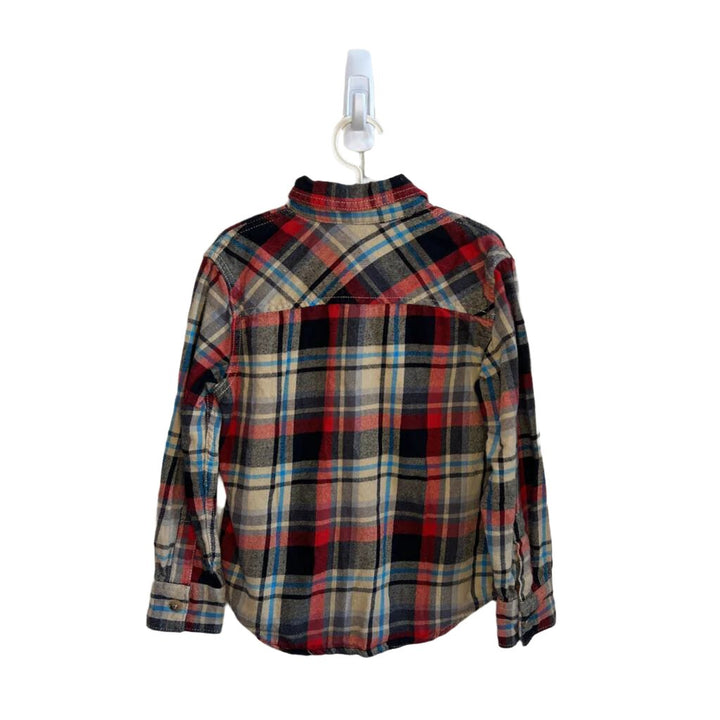 LS Button Up Flannel Shirt