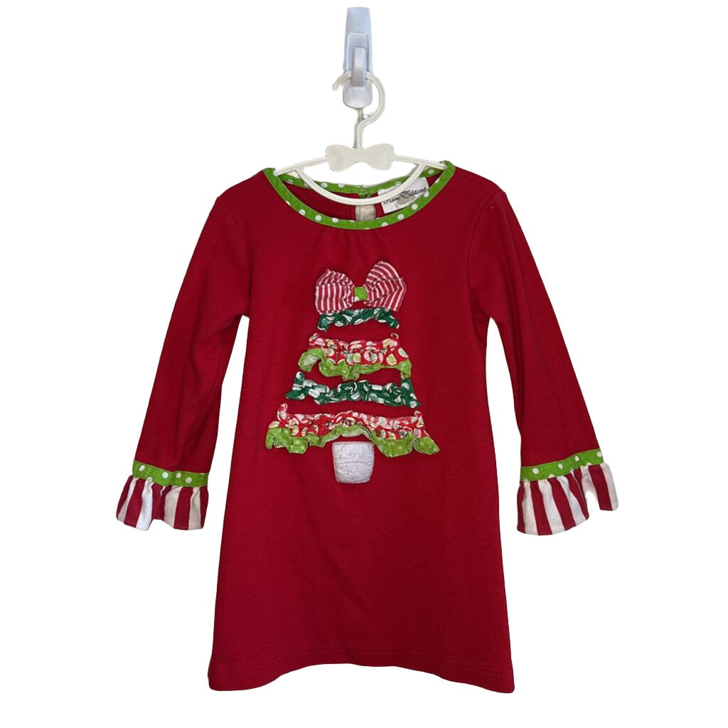 LS Striped Dress / Ruffle Tree