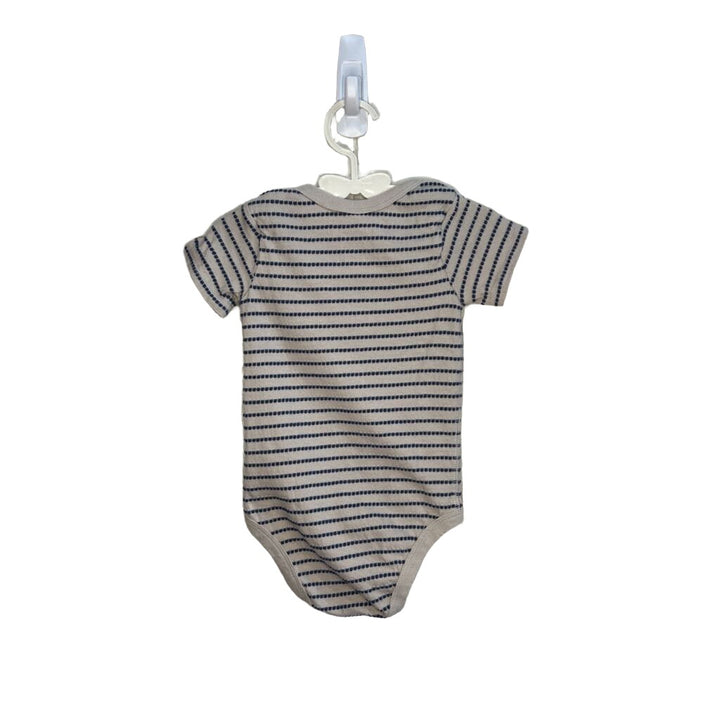 Striped Chest Pocket Onesie