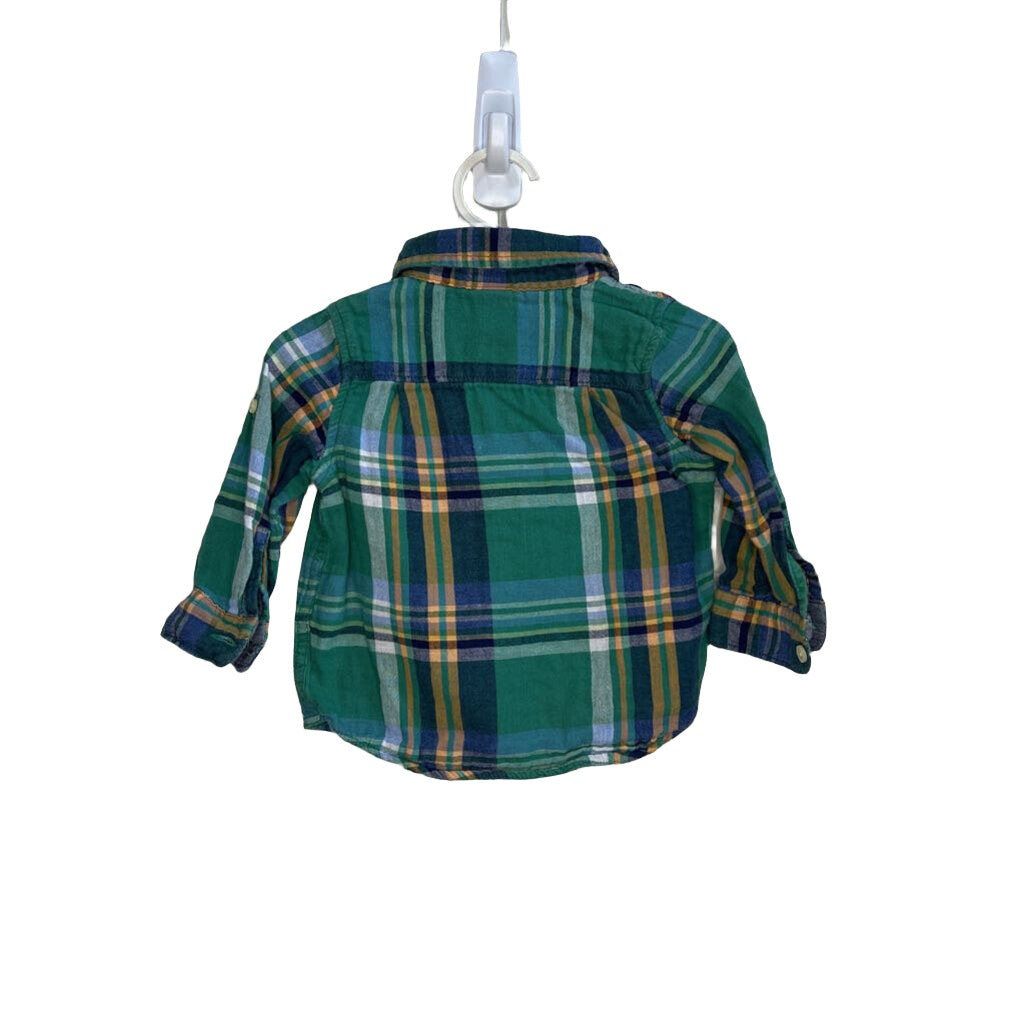 LS Button Up Flannel Shirt