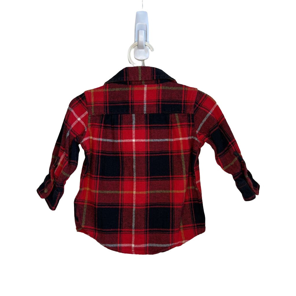 LS Button Up Flannel Shirt