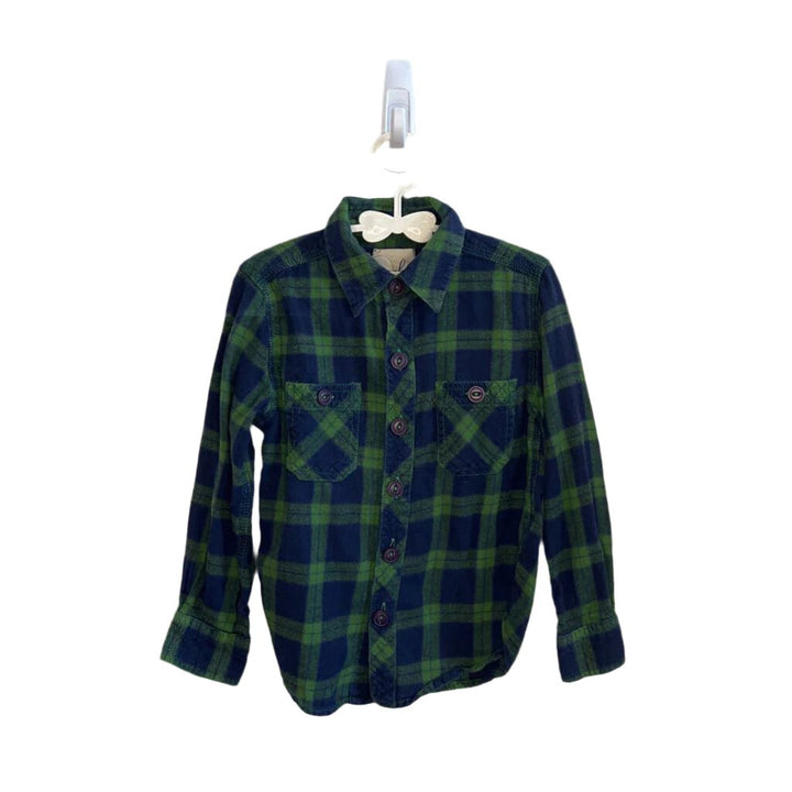 LS Button Up Flannel Shirt