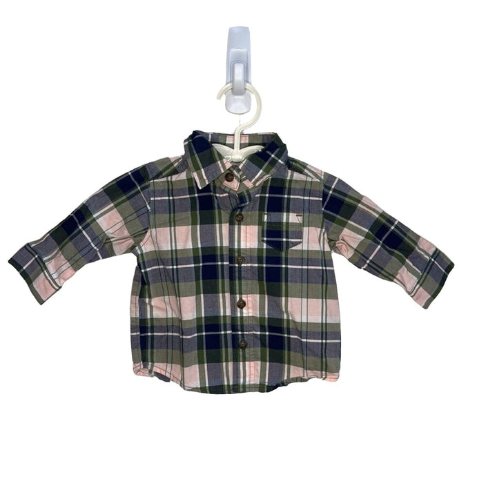 LS Collared Button Up / Checkered