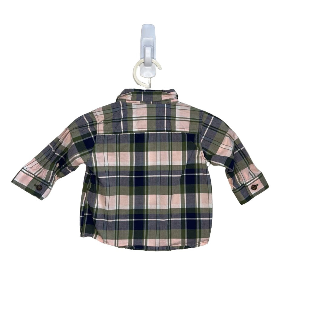 LS Collared Button Up / Checkered