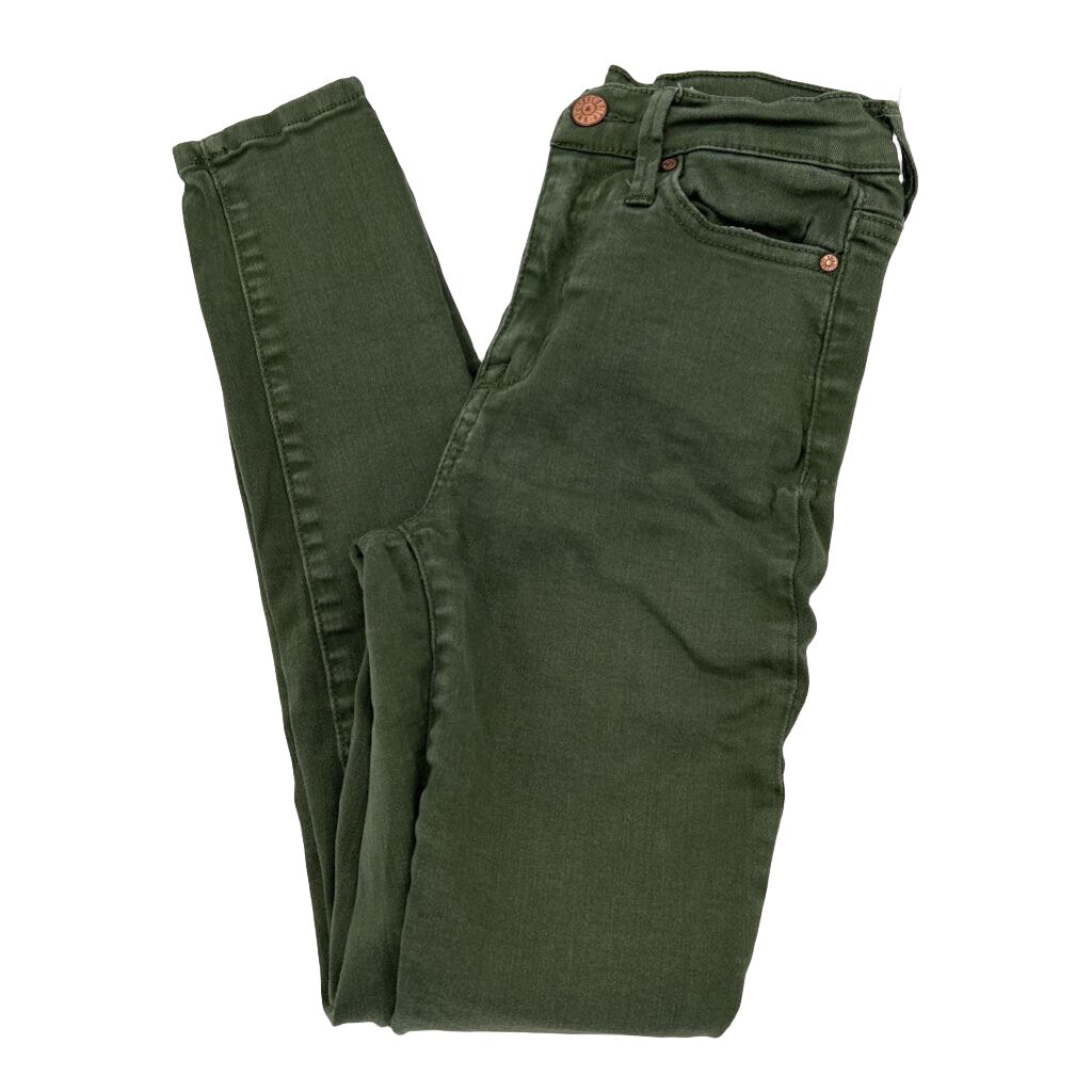 High Rise Ankle Skinny