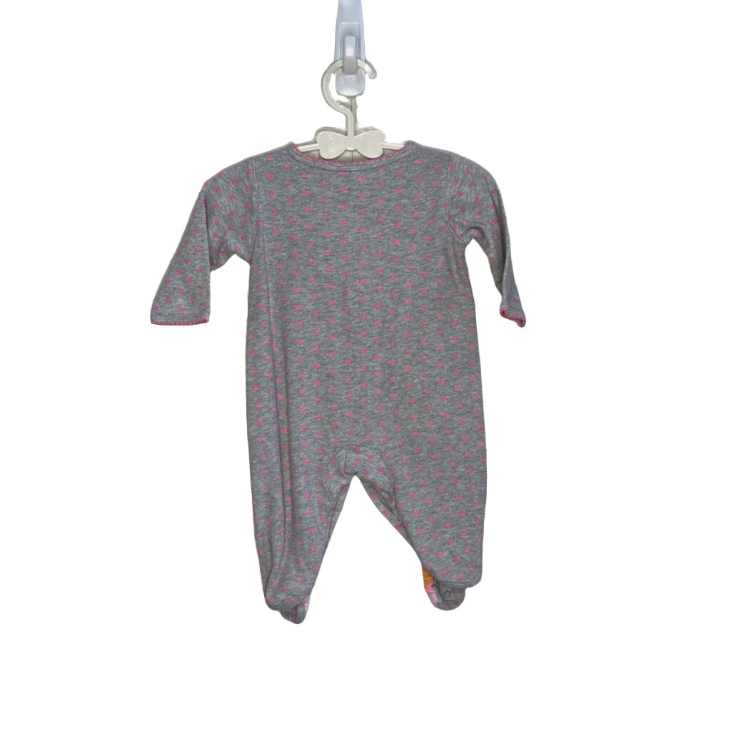 LS Footed Onesie / Ladybug