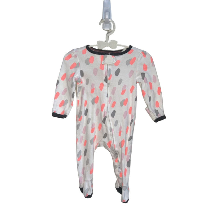 LS Footed Onesie / Spots